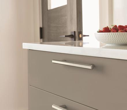 Amerock Cabinet Pull Satin Nickel 5-1/16 inch (128 mm) Center-to-Center Caliber 1 Pack Drawer Pull Cabinet Handle Cabinet Hardware