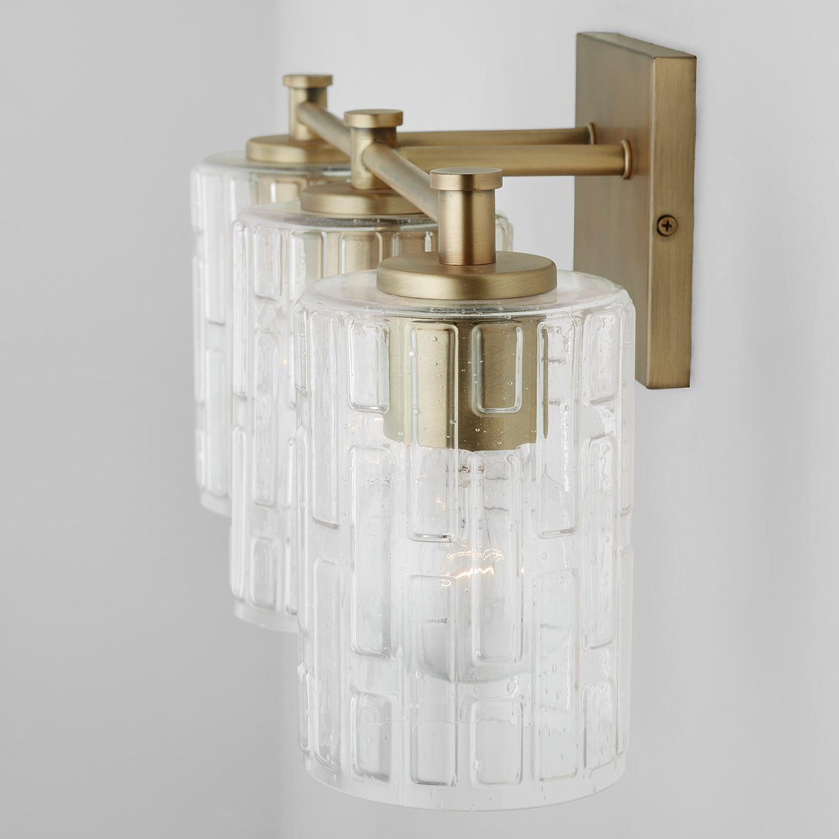Capital Lighting 138331AD-491 Emerson 3 Light Vanity Aged Brass
