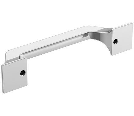 Amerock Cabinet Pull Polished Chrome 3-3/4 inch (96 mm) Center-to-Center Exceed 1 Pack Drawer Pull Cabinet Handle Cabinet Hardware