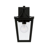 Capital Lighting 947911BK Adair 1 Light Outdoor Wall Lantern Black