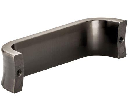 Amerock Cabinet Pull Gunmetal 3-3/4 inch (96 mm) Center to Center Concentric 1 Pack Drawer Pull Drawer Handle Cabinet Hardware