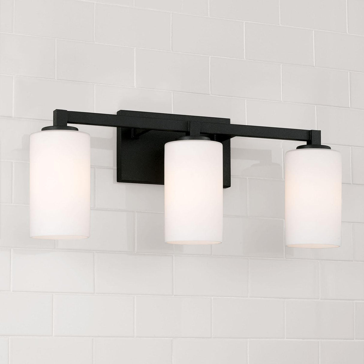 Capital Lighting 119831BI-545 Ravenwood 3 Light Vanity Black Iron