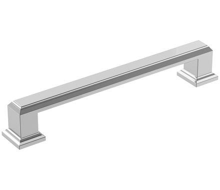 Amerock Cabinet Pull Polished Chrome 5-1/16 inch (128 mm) Center-to-Center Appoint 1 Pack Drawer Pull Cabinet Handle Cabinet Hardware
