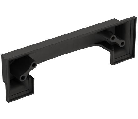 Amerock Cabinet Cup Pull Matte Black 3 inch & 3-3/4 inch (76mm & 96 mm) Center-to-Center Appoint 1 Pack Drawer Pull Cabinet Handle Cabinet Hardware
