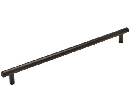 Amerock Appliance Pull Black Bronze 18 inch (457 mm) Center to Center Bar Pulls 1 Pack Drawer Pull Drawer Handle Cabinet Hardware
