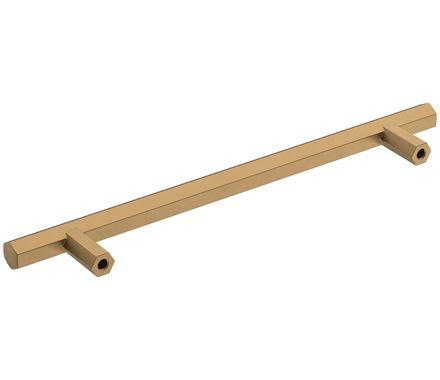 Amerock Cabinet Pull Champagne Bronze 6-5/16 inch (160 mm) Center-to-Center Caliber 1 Pack Drawer Pull Cabinet Handle Cabinet Hardware