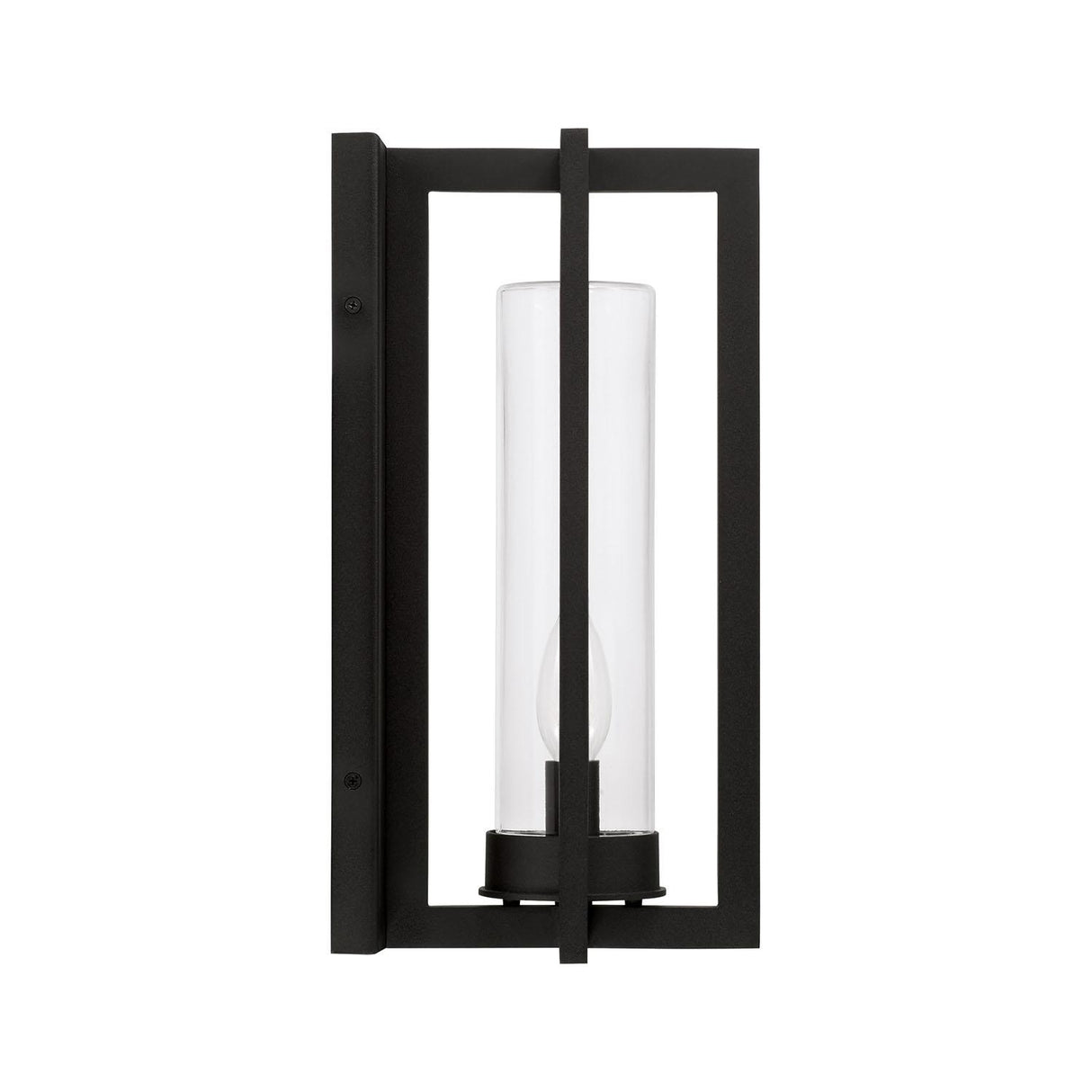 Capital Lighting 948211BK Kent 1 Light Outdoor Wall Lantern Black