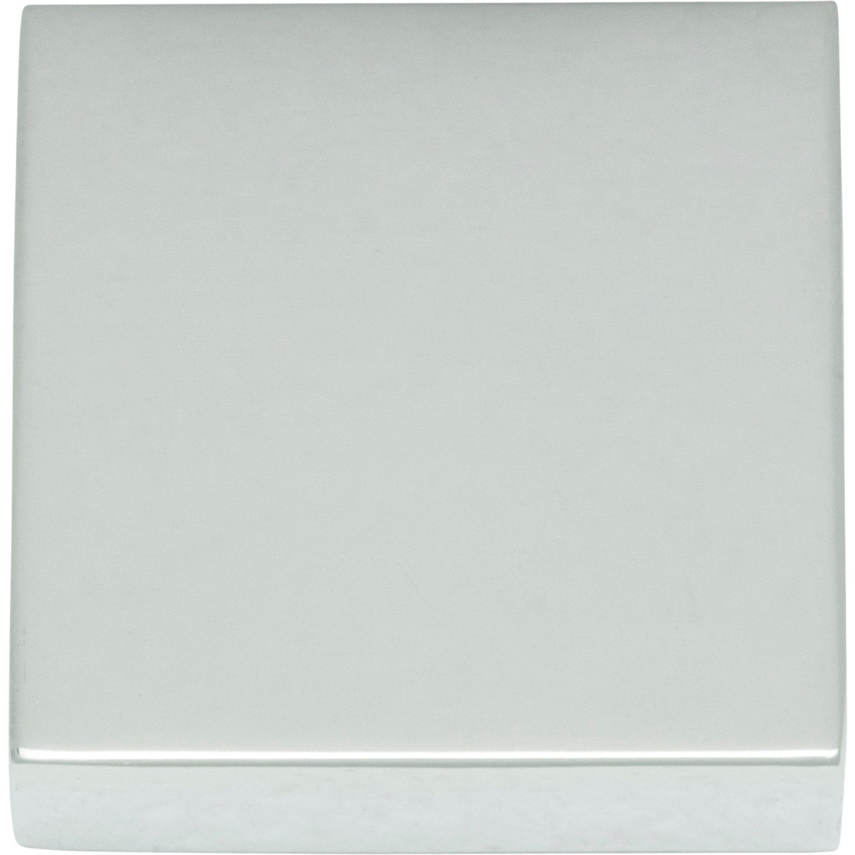 Atlas Homewares Thin Square Knob 1 1/4 Inch Polished Chrome