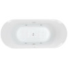 EAGO AM1900 74" White Free Standing Air Bubble Bathtub