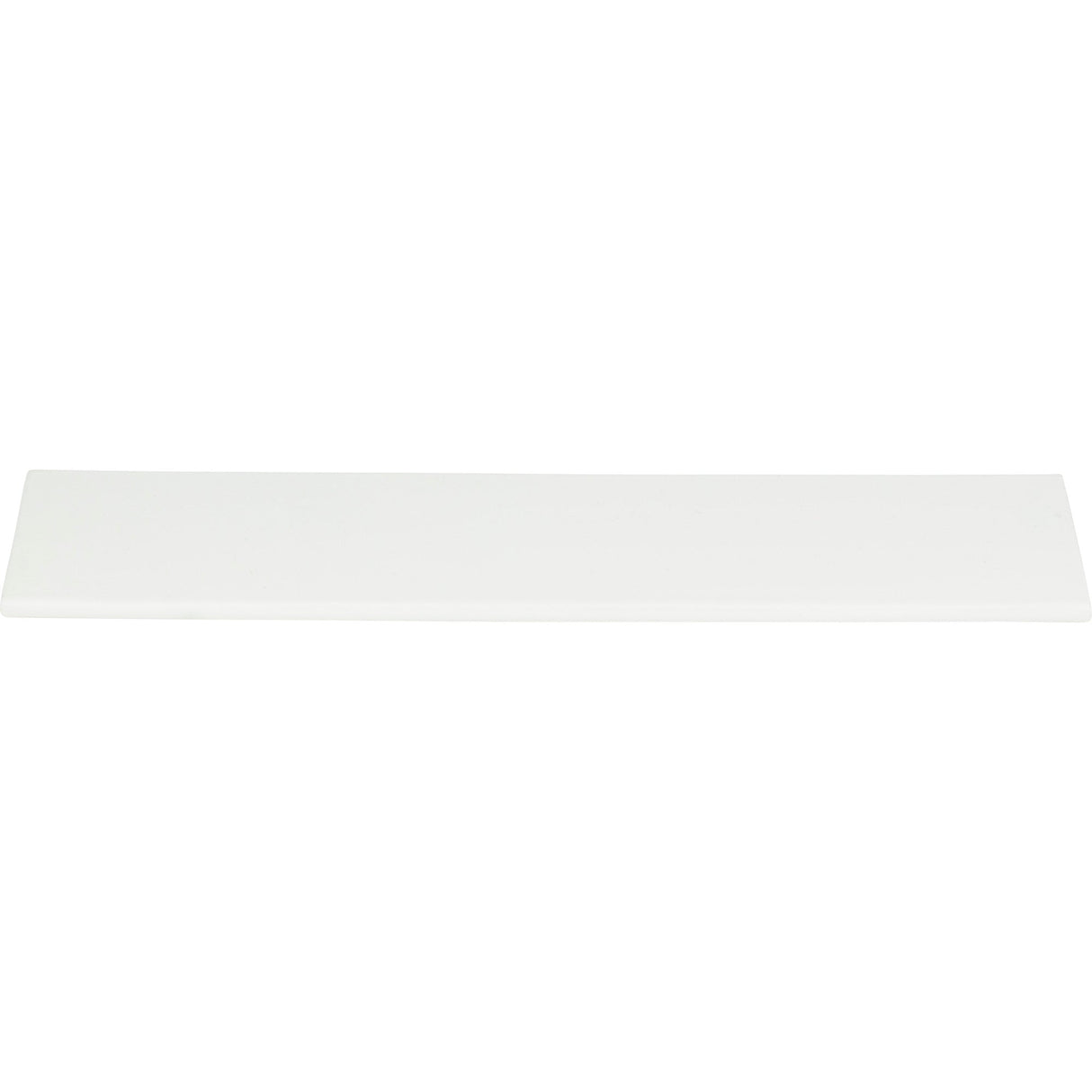 Atlas Homewares Tab Edge Pull 8 13/16 Inch (c-c) High White Gloss