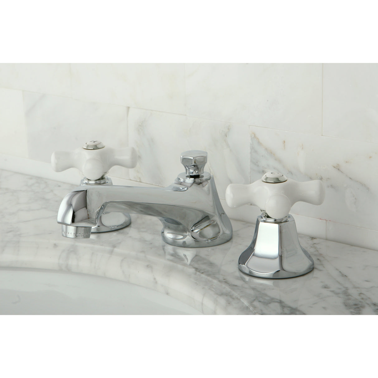 Kingston Brass KS4461PX 8 in. Widespread Bathroom Faucet, Polished Chrome