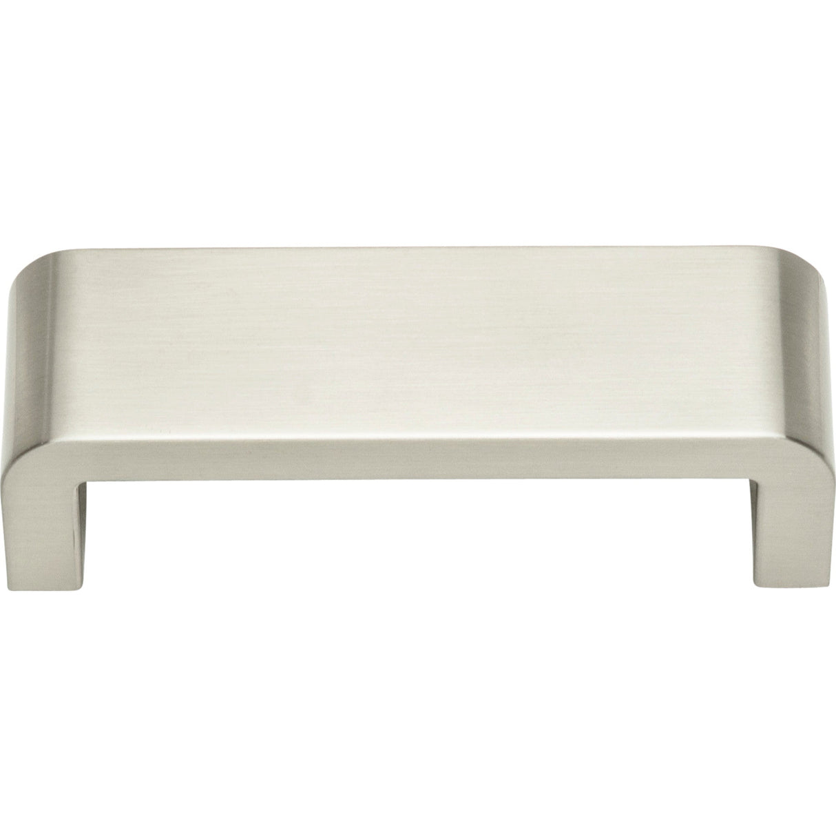 Atlas Homewares Platform Pull 3 3/4 Inch (c-c) Brushed Nickel