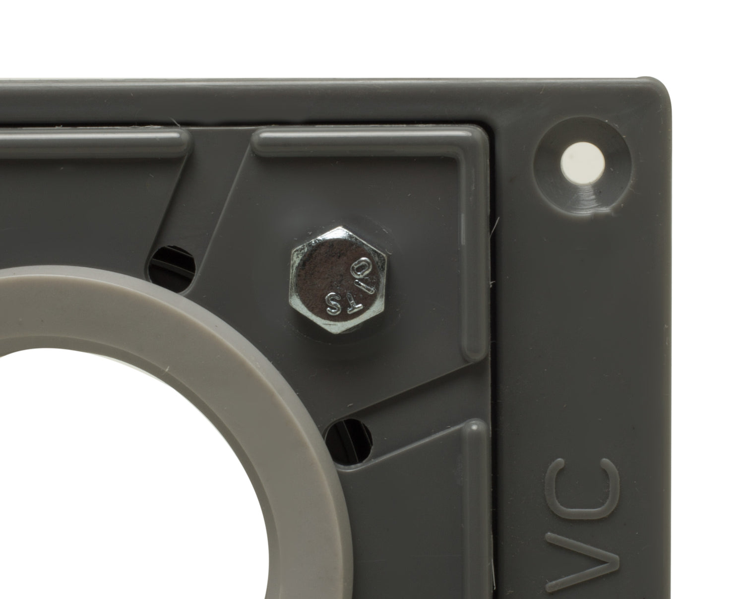 ALFI brand ABDB55 PVC Shower Drain Base with Rubber Fitting