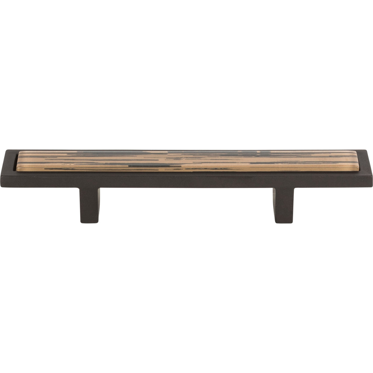 Atlas Homewares Spa Brown Tiger Pull 3 Inch (c-c) Aged Bronze