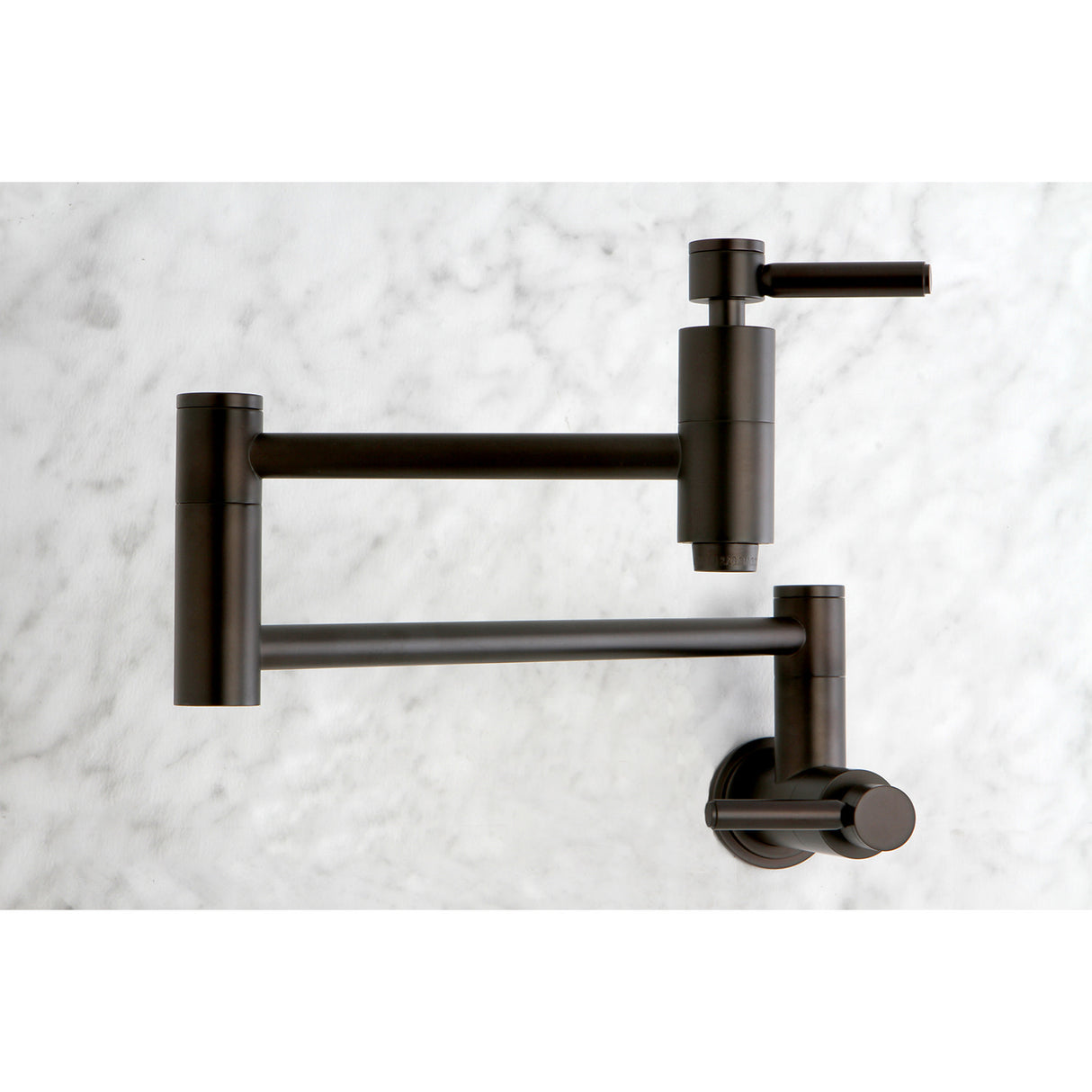 Kingston Brass KS8105DL Concord Wall Mount Pot Filler Kitchen Faucet, Oil Rubbed Bronze