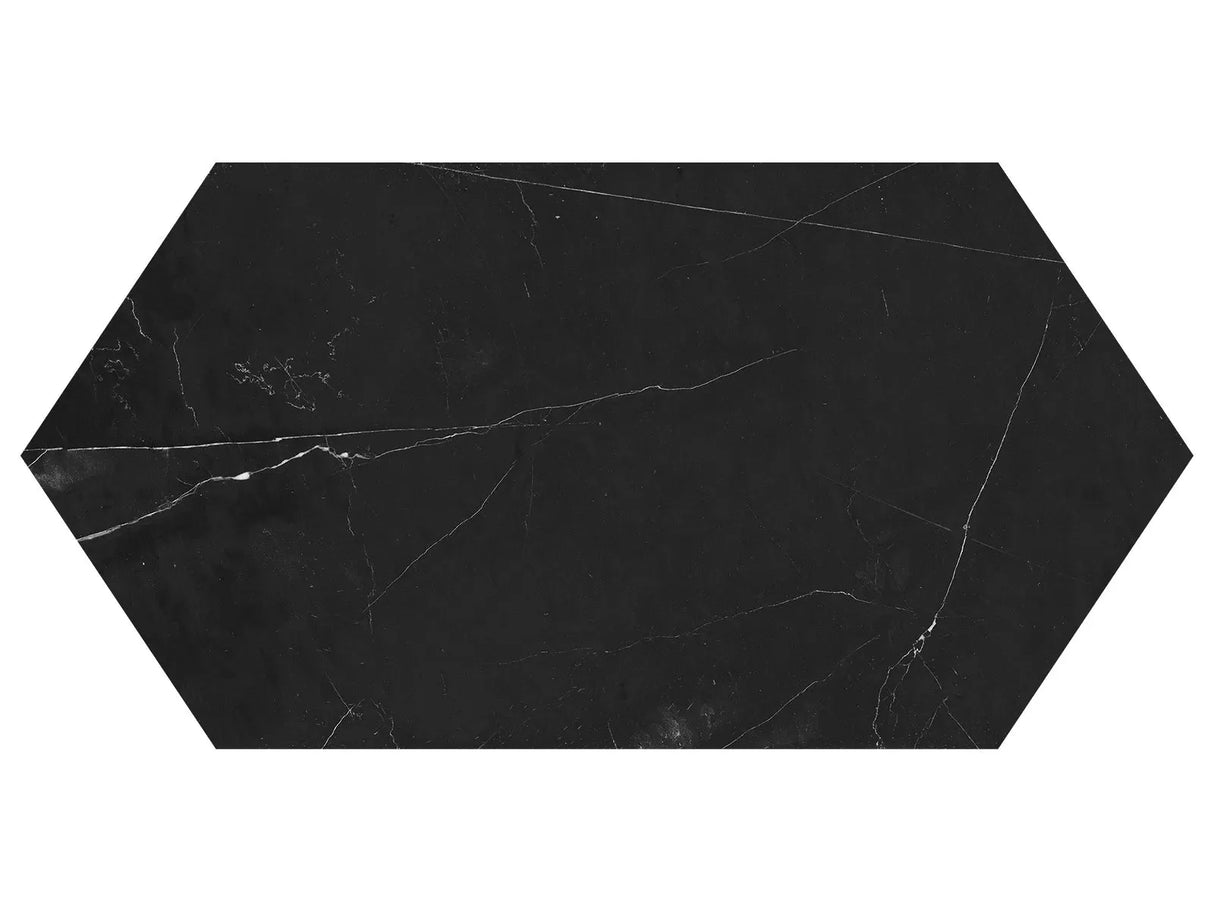 Anatolia Tile 24 Inch Galaxia Nero Picket Polished Marble Tile 5000-0641-0 - 12X24 Picket Galaxia Nero Picket - premium natural stone mosaic tile from Anatolia Tile, available at PoshHaus showroom in Keene, NH