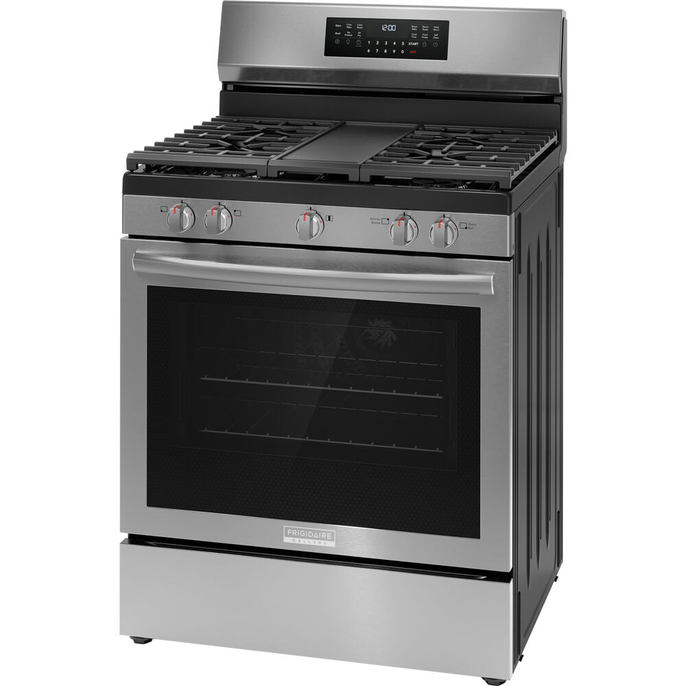 Frigidaire GCRG3060BF 30" Gas Range with Total Convection and Air Fry
