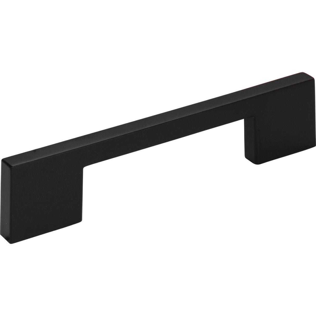 Atlas Homewares Thin Square Pull 5 1/16 Inch (c-c) Matte Black