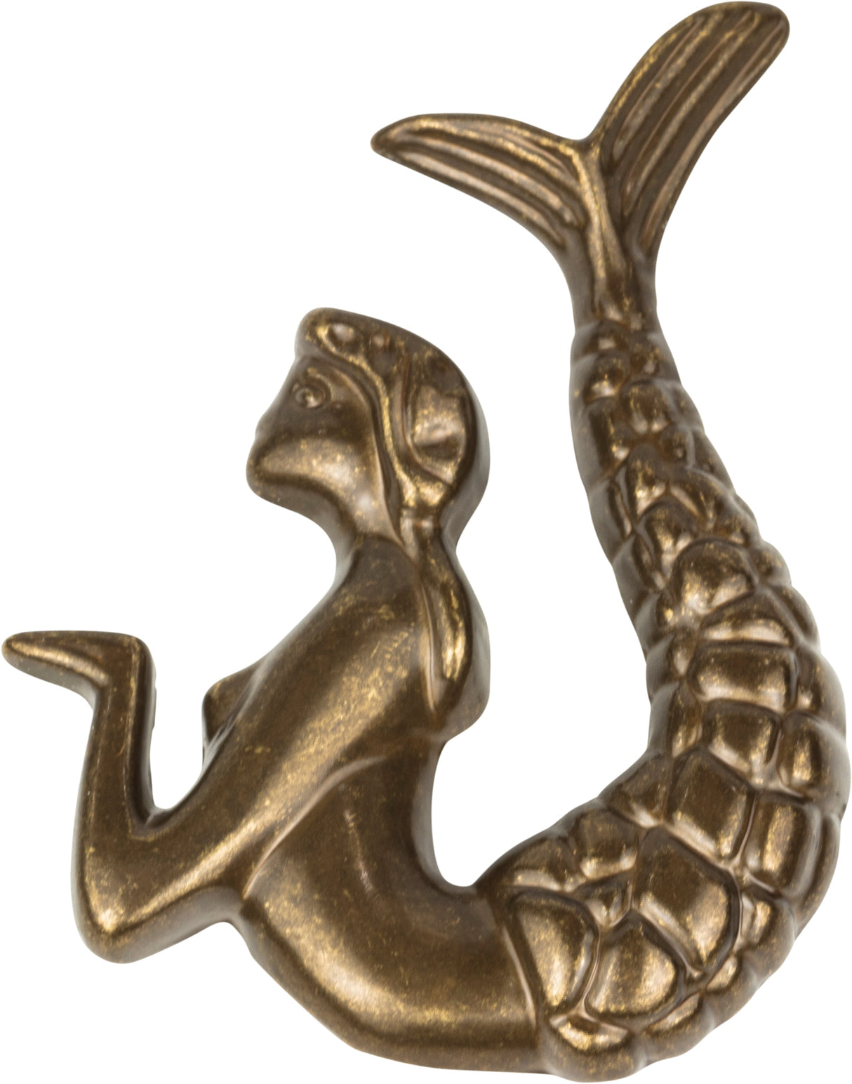 Atlas Homewares Mermaid Knob Right 2 1/2 Inch Burnished Bronze