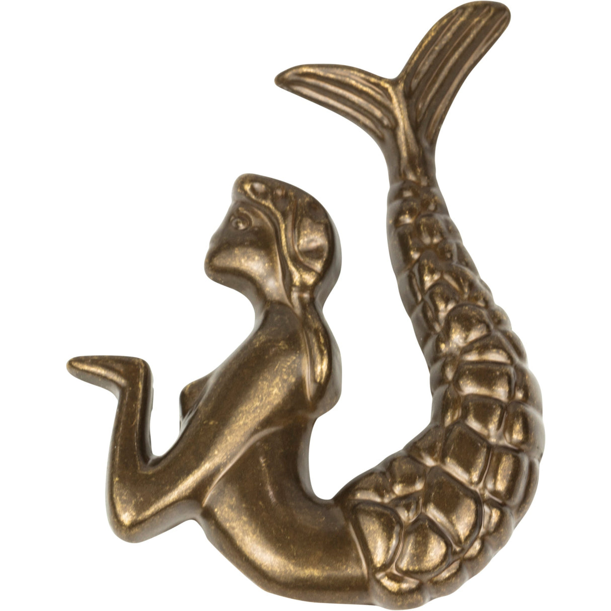 Atlas Homewares Mermaid Knob Right 2 1/2 Inch Burnished Bronze