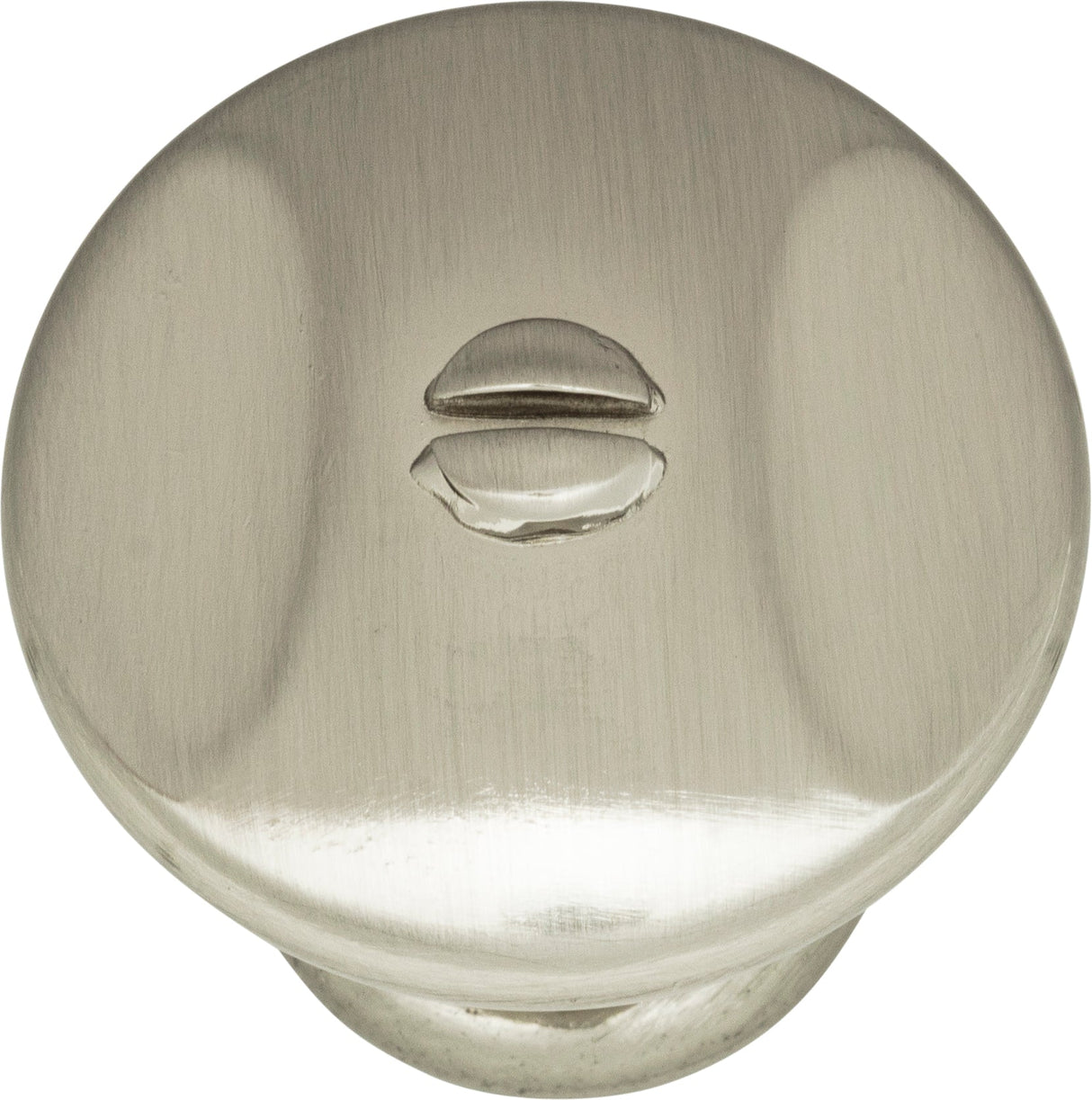 Atlas Homewares Ergo Knob 1 3/8 Inch Brushed Nickel