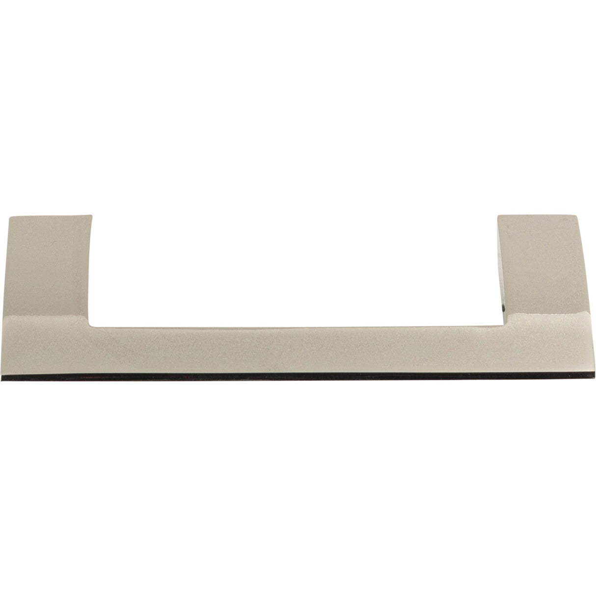 Atlas Homewares Angled Drop Pull 3 3/4 Inch (c-c) Polished Nickel