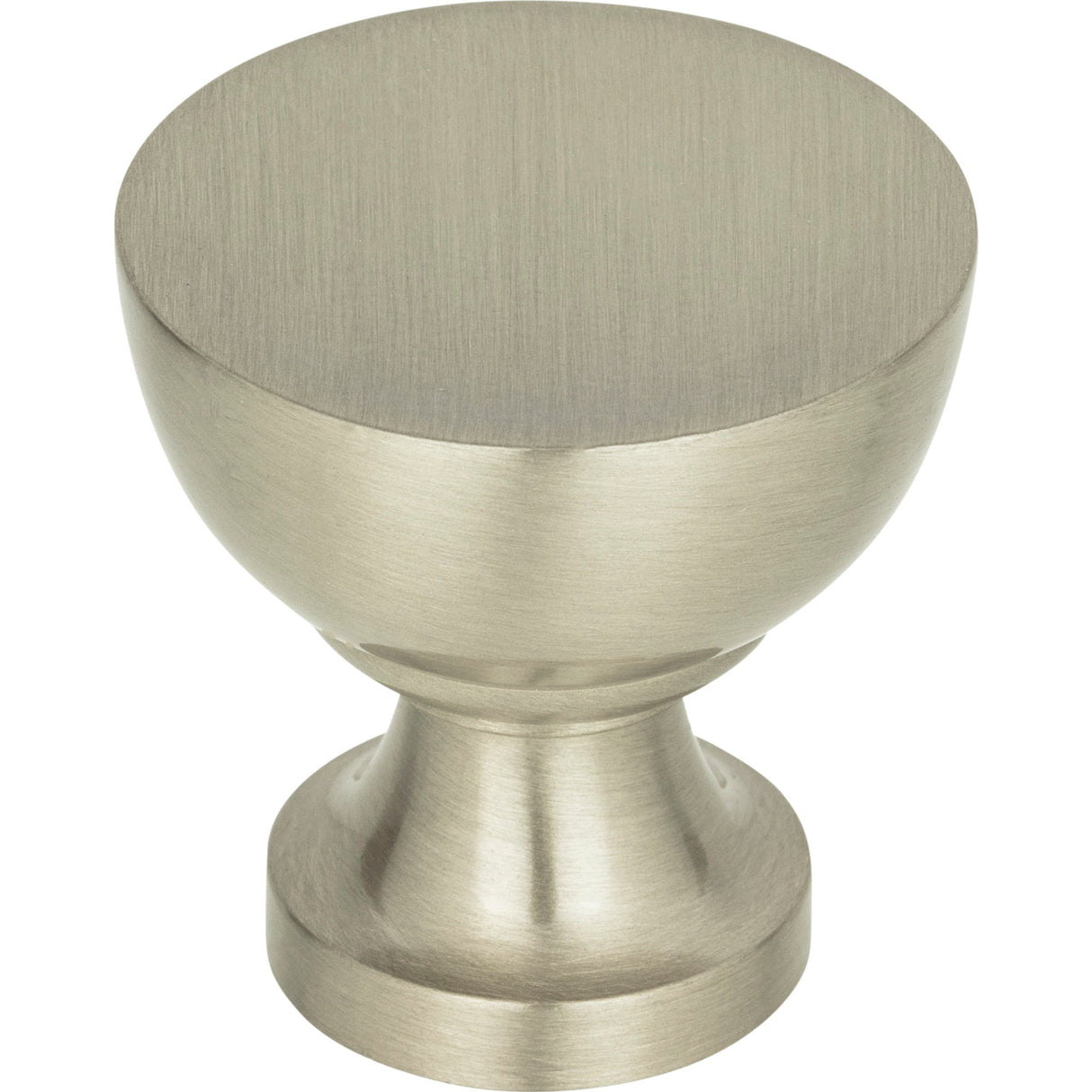 Atlas Homewares Shelley Round Knob 1 1/4 Inch Brushed Nickel