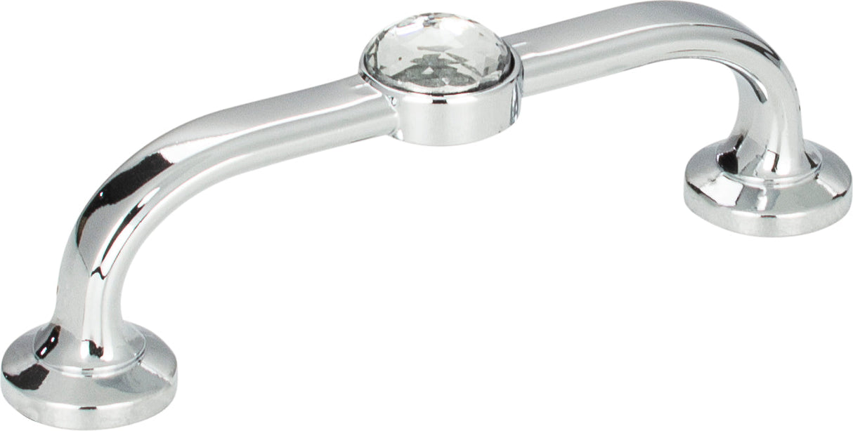 Atlas Homewares Legacy Crystal Bracelet Pull 3 Inch (c-c) Polished Chrome