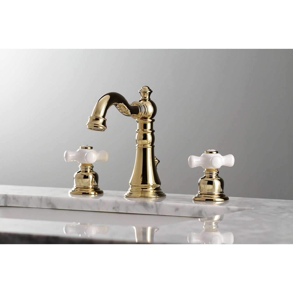Fauceture FSC1972PX American Classic Widespread Bathroom Faucet, Polished Brass