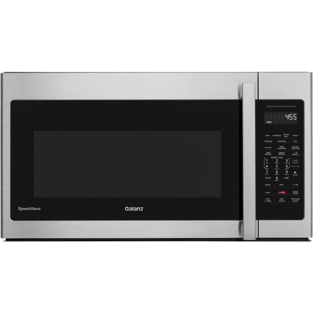 Galanz GLOMJB17S2ASWZ-10 30" / 1.7 CF Over-the-Range Microwave, True Convection, AirFry