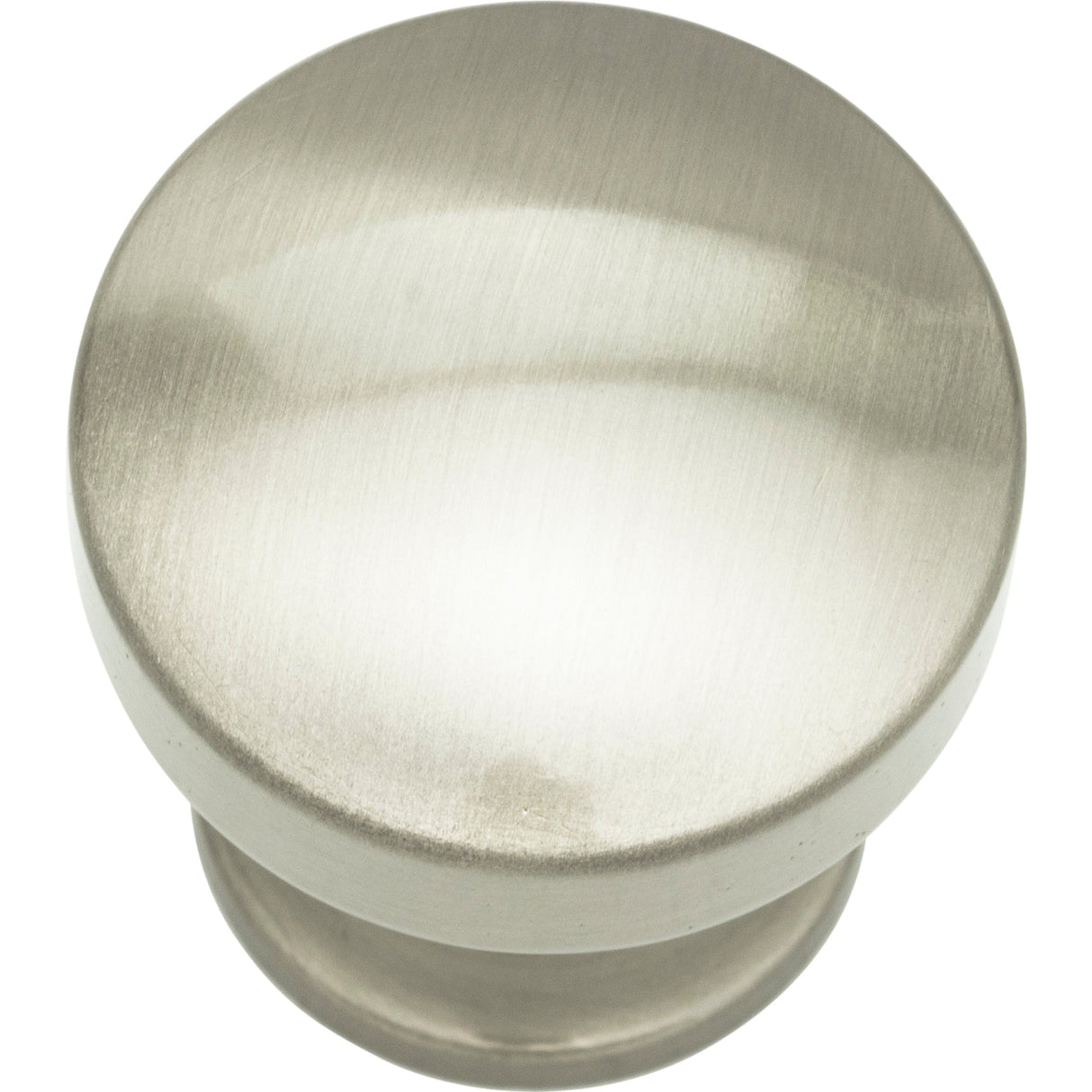 Atlas Homewares Browning Round Knob 1 1/4 Inch Brushed Nickel