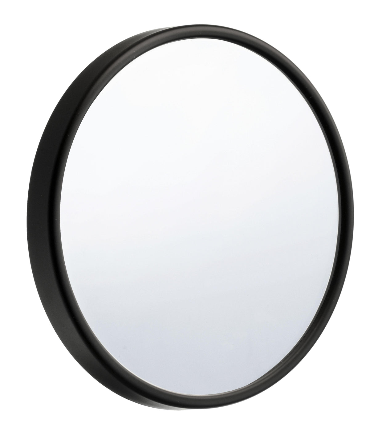 Smedbo Outline Lite Make-up Mirror with Suction Cups 12x Magnification in Matte Black