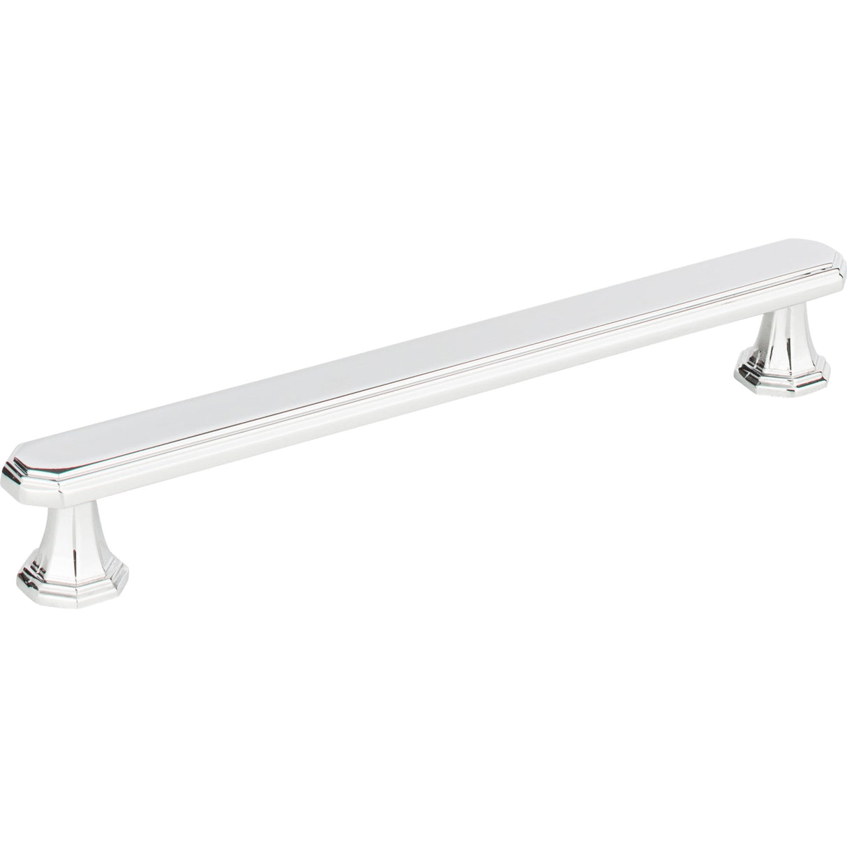 Atlas Homewares Dickinson Pull 6 5/16 Inch (c-c) Polished Chrome