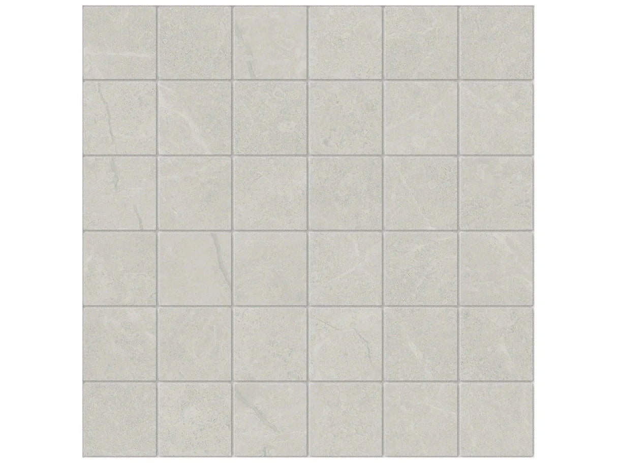 Anatolia Tile 2X2 Torino Grigio Matte 36 Piece Porcelain Mosaics. 1 Sheet = .96 Sq. Ft. 4501-0291-0 (63-569) Grigio 2x2 - premium natural stone mosaic tile from Anatolia Tile, available at PoshHaus showroom in Keene, NH
