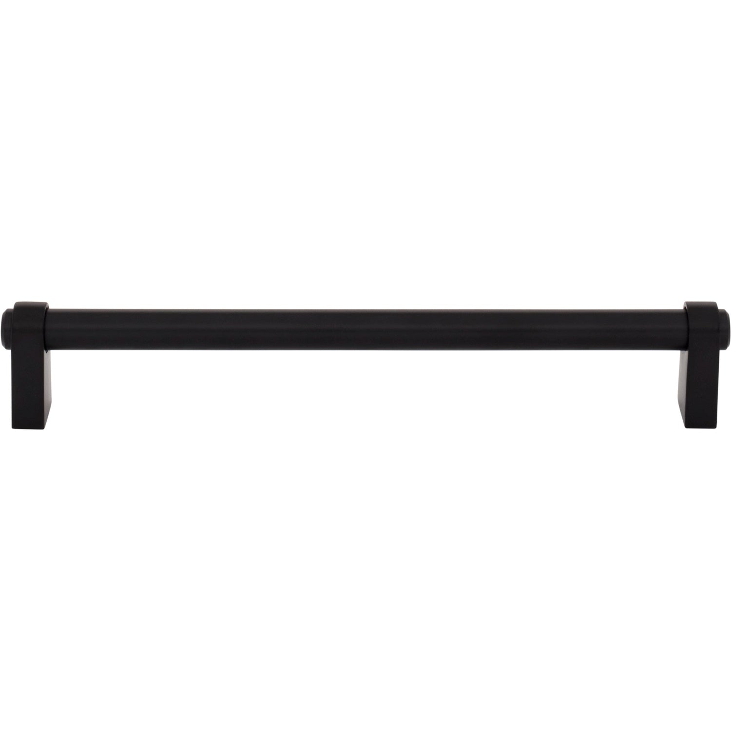 Top Knobs TK3213 Lawrence Pull 7 9/16 Inch Center to Center - Flat Black
