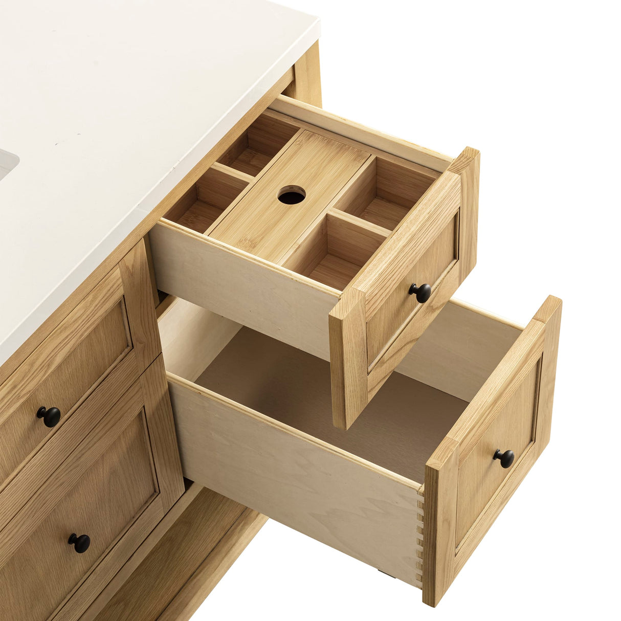 Breckenridge 48" Single Vanity Cabinet, Light Natural Oak