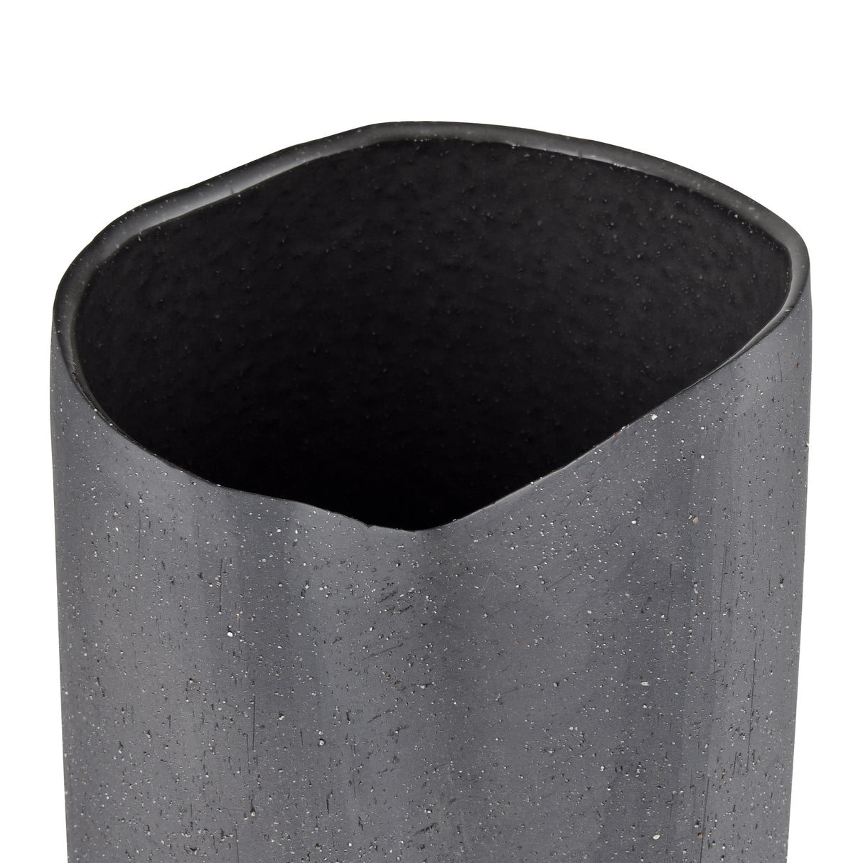 Elk H0017-9752 Ferraro Vase - Folded Black