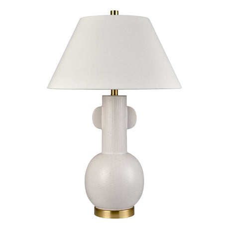 Elk H0019-11078-LED Avrea 29.5'' High 1-Light Table Lamp - White Glaze - Includes LED Bulb