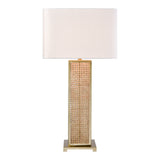 Elk H0019-11165-LED Webb 36'' High 1-Light Table Lamp - Natural with Brass - Includes LED Bulb