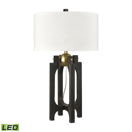 Elk H0019-11560-LED Robard 32'' High 1-Light Table Lamp - Shou Sugi Ban - Includes LED Bulb