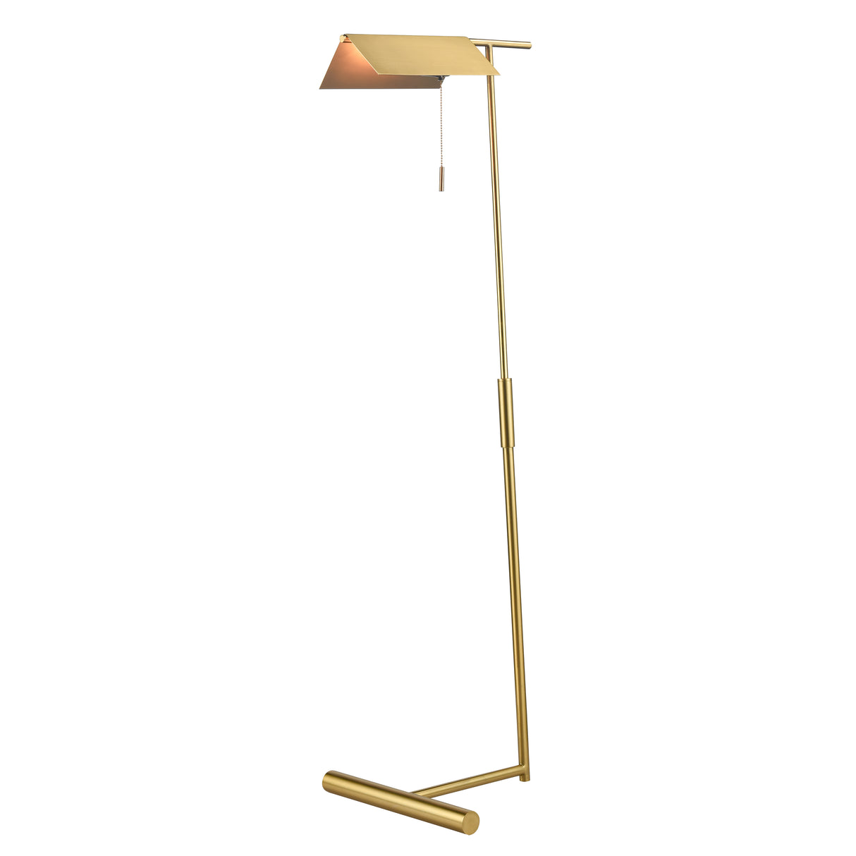 Elk H0019-11567 Mendel 50'' High 1-Light Floor Lamp - Satin Brass
