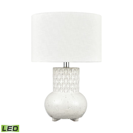 Elk H0019-7991-LED Delia 21'' High 1-Light Table Lamp - White - Includes LED Bulb