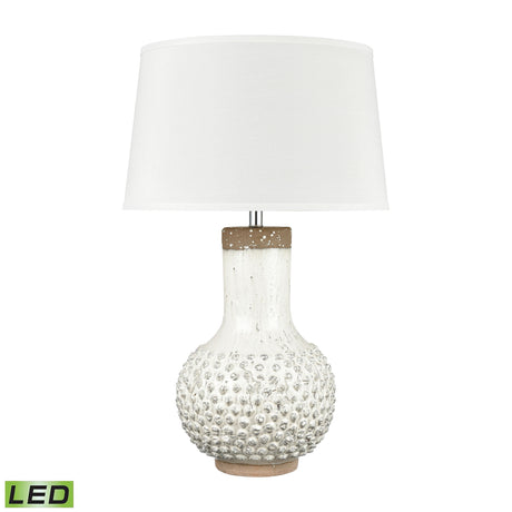 Elk H0019-7993-LED Elinor 32'' High 1-Light Table Lamp - White - Includes LED Bulb