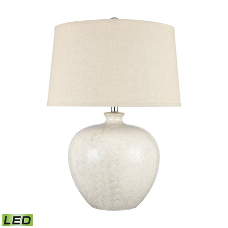 Elk H0019-8004-LED Zoe 28'' High 1-Light Table Lamp - White - Includes LED Bulb