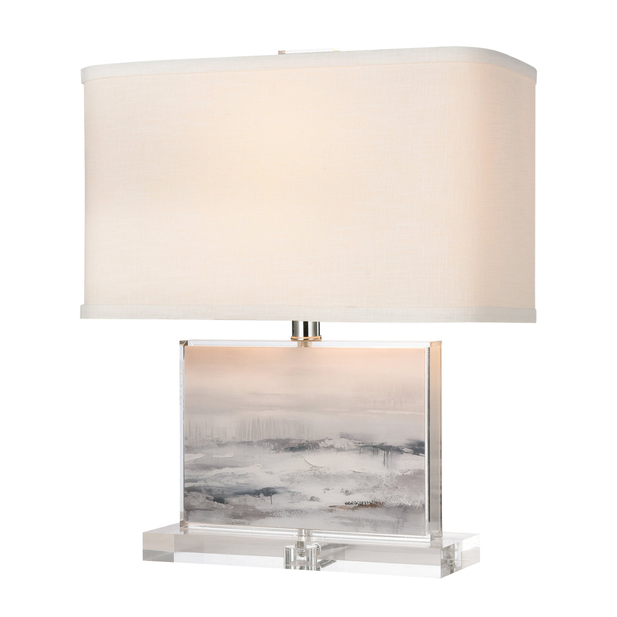 Elk H0019-8067 Barnes 18'' High 1-Light Table Lamp - Gray