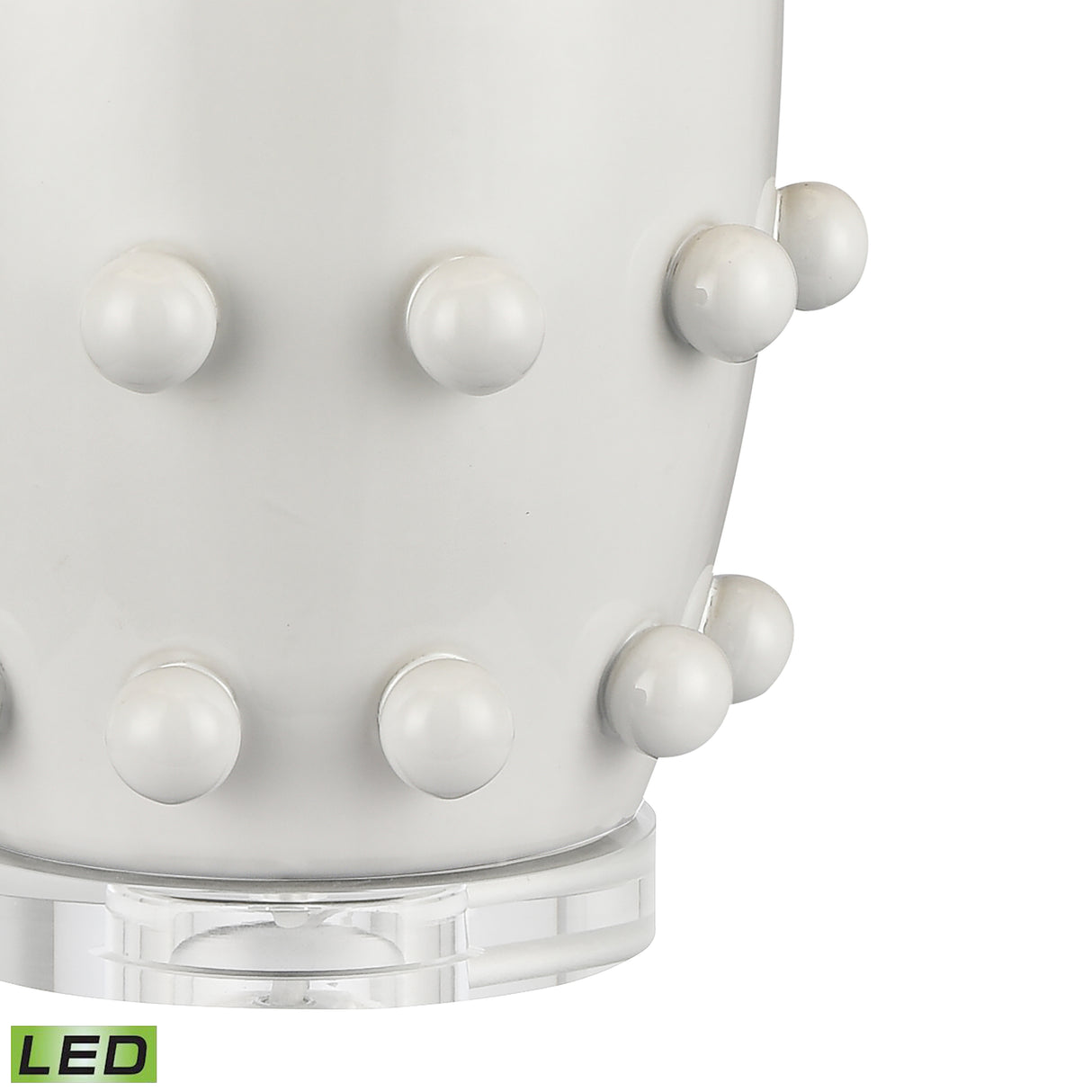 Elk H0019-9501-LED Torny 28'' High 1-Light Table Lamp - White - Includes LED Bulb