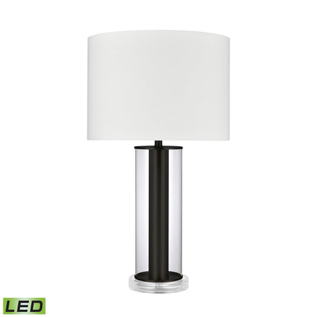 Elk H0019-9507B-LED Tower Plaza 26'' High 1-Light Table Lamp - Clear - Includes LED Bulb