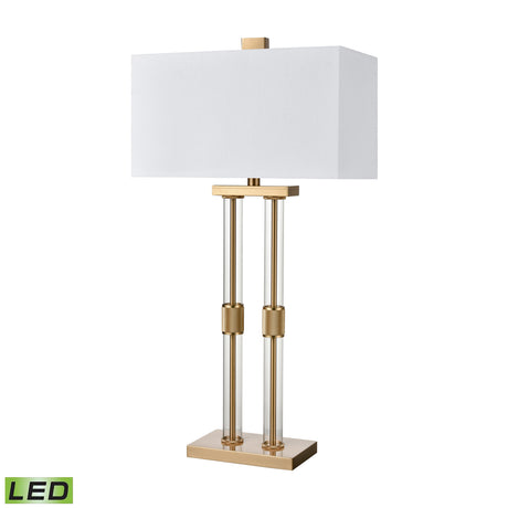 Elk H0019-9567-LED Roseden Court 34'' High 1-Light Table Lamp - Aged Brass - Includes LED Bulb