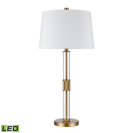 Elk H0019-9570-LED Roseden Court 33'' High 1-Light Table Lamp - Aged Brass - Includes LED Bulb
