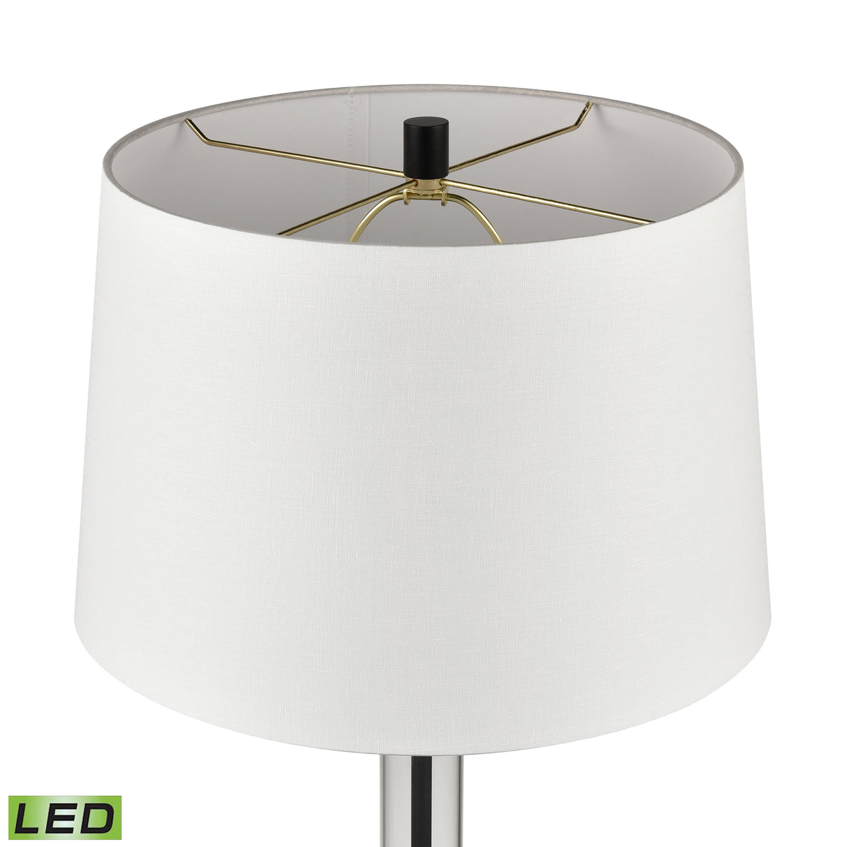Elk H0019-9570B-LED Roseden Court 33'' High 1-Light Table Lamp - Black - Includes LED Bulb